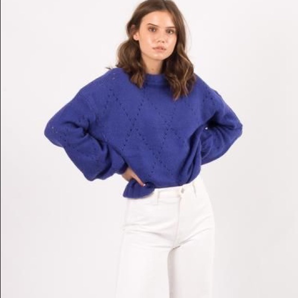 For love and lemons Mia pointelle sweater - Picture 7 of 9